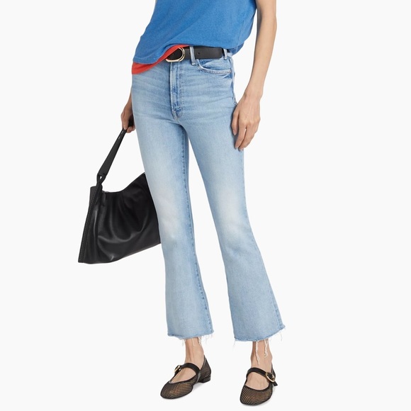 NWT MOTHER The Hustler Ankle Fray Jeans - Picture 1 of 11